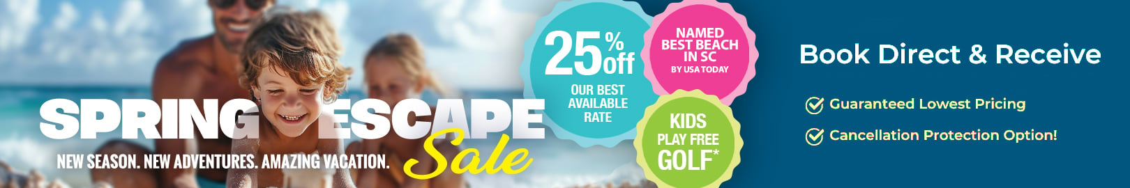 Spring Escape Sale - 25% Off